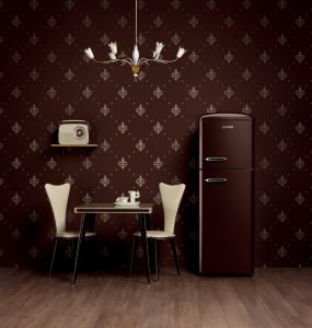 Lednice Gorenje retro_vintage_chocolate čokoláda
